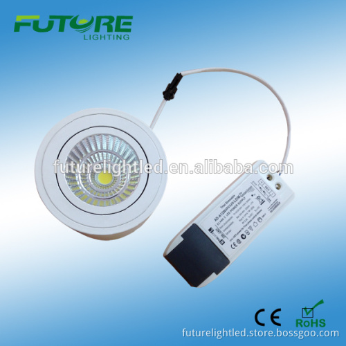 9W dimmable and adjustable LED downlight 230Vac